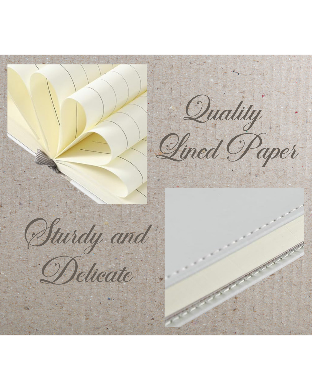 Enjoy the Little Things Faux Leather Journal - Home, Office or School