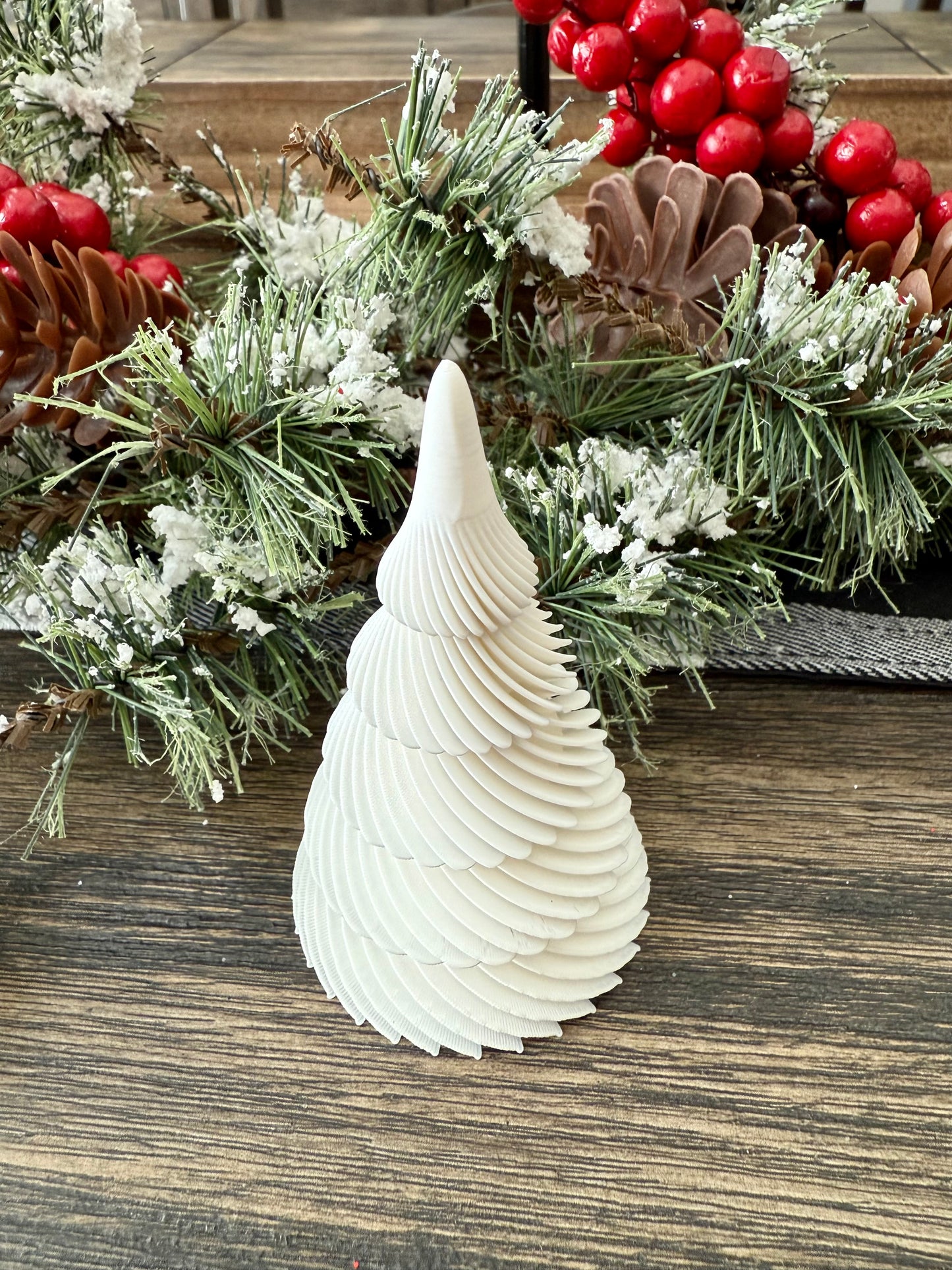 Modern Christmas Tree Decorations Set of 3 Black and White