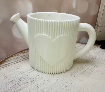 Charming Heart Watering Can Decoration - Versatile Accent for Any Space