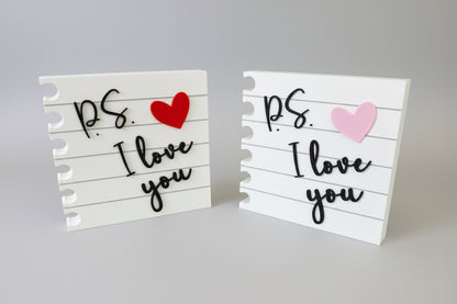 Timeless 3D Printed Love Letter - Perfect Valentine’s Gift with Heartfelt Message