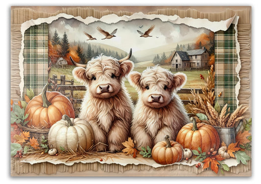 Farmhouse Charm Tempered Glass Cutting Board – Rustic Kitchen Decor & Gift